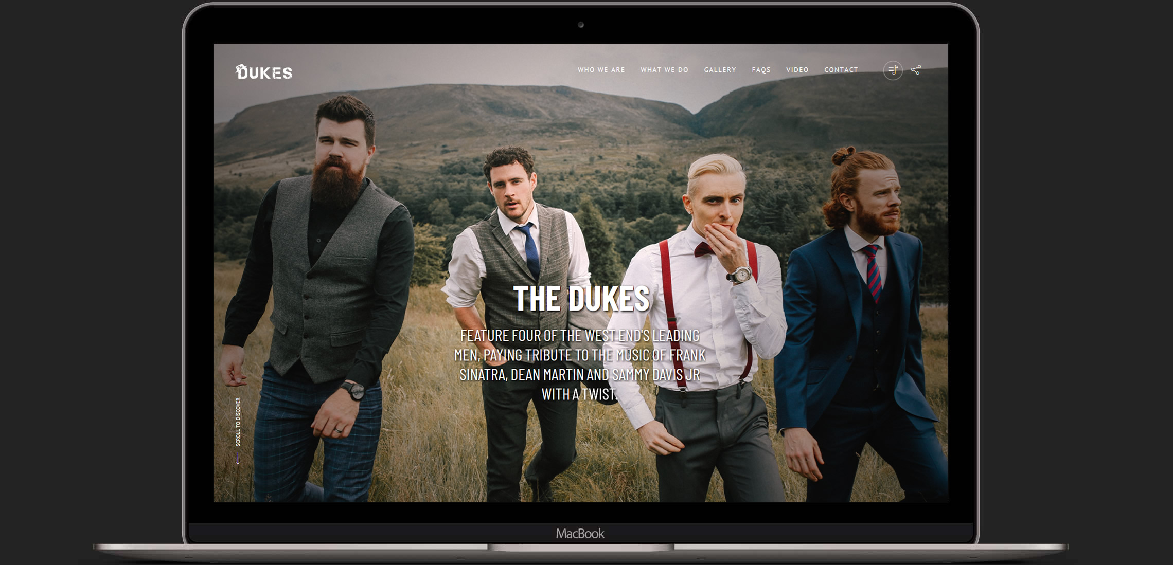 The Dukes Macbook Mockup