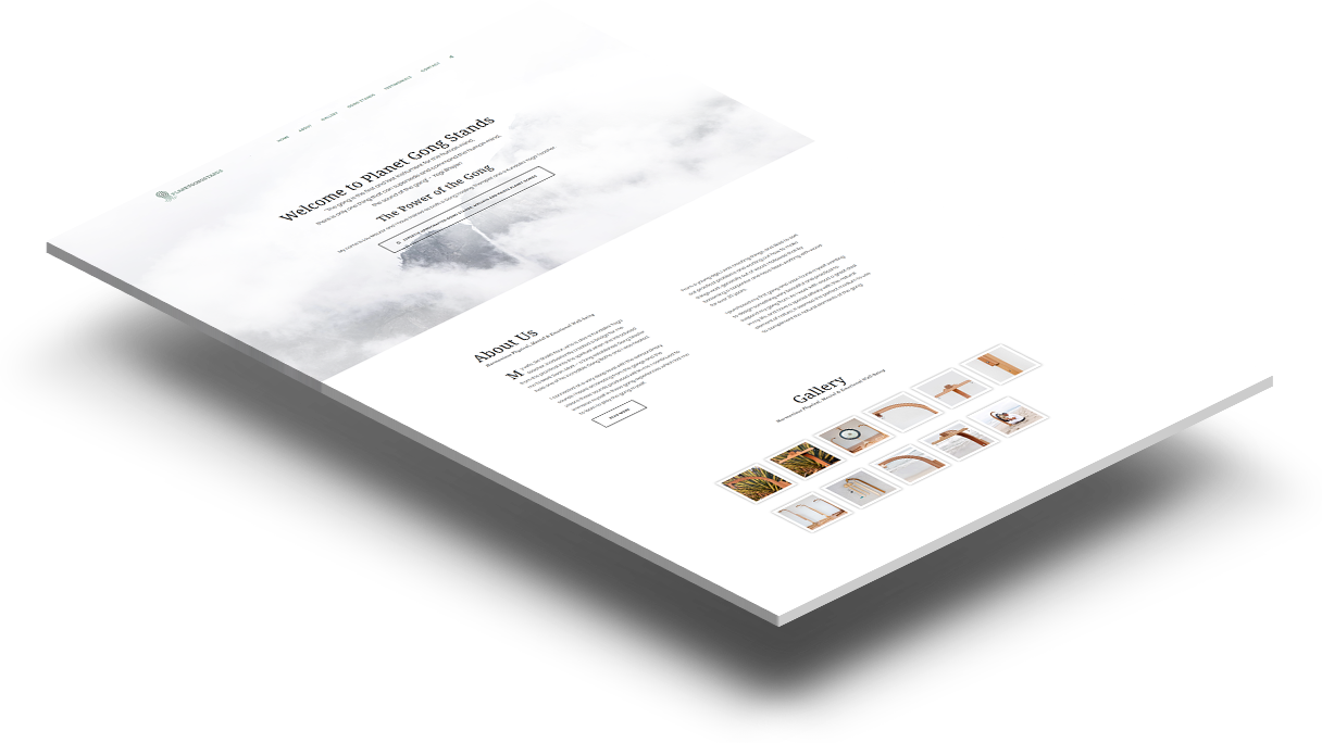 Planet Gong Stands Isometric Card