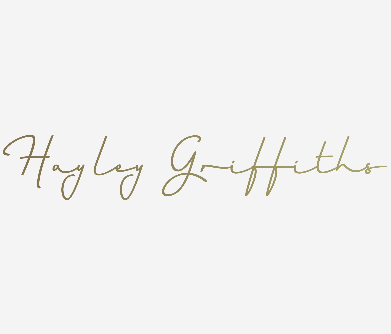 Hayley Griffiths Logo Design