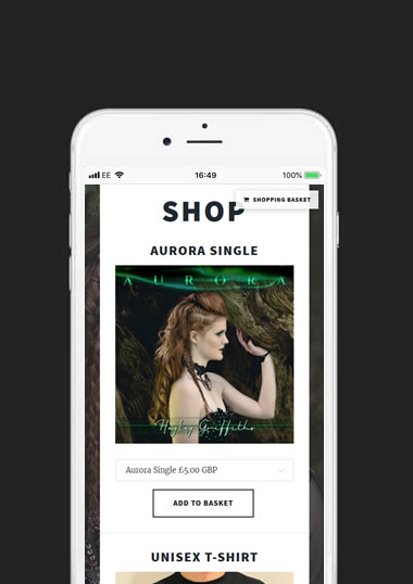 Hayley Griffiths Mobile Web Design