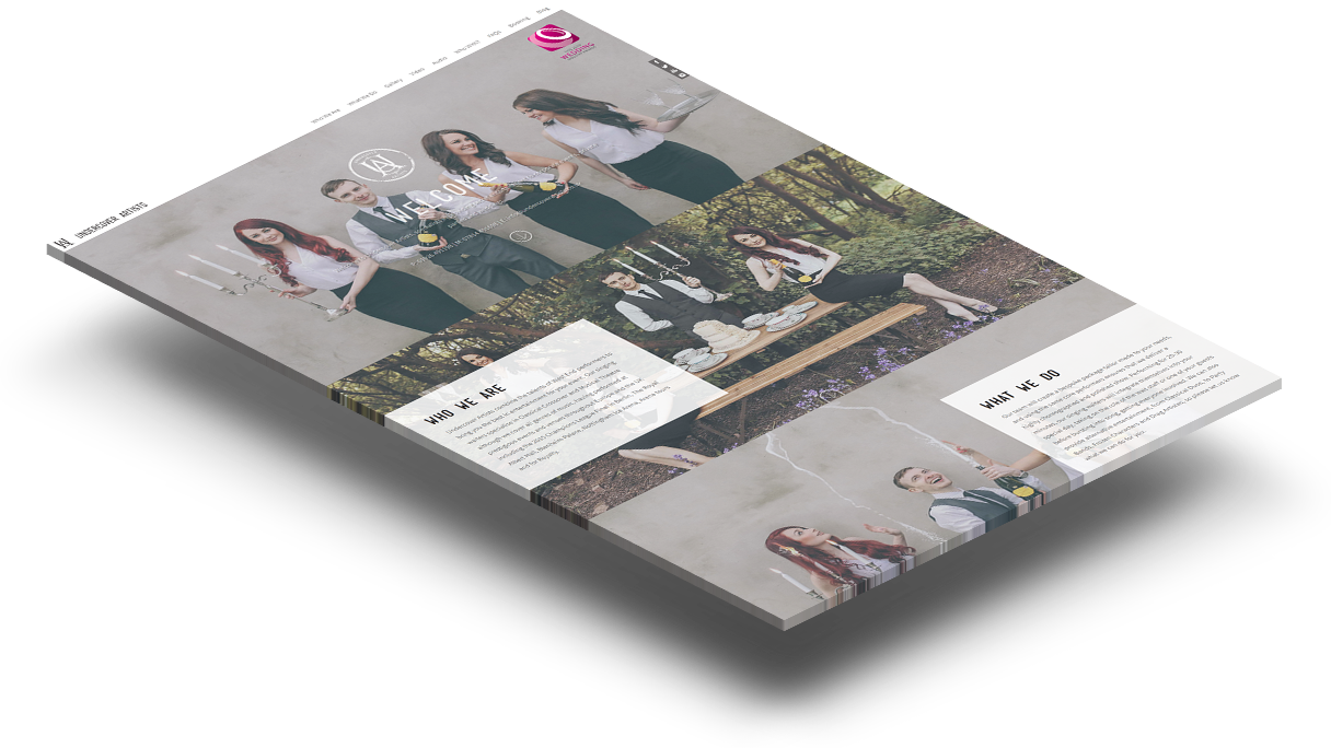 Undercover Artists Isometric Card