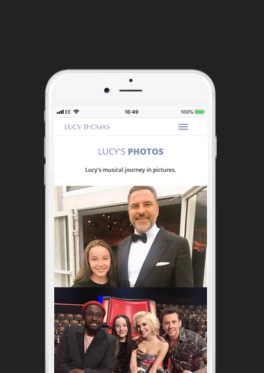 Lucy Thomas Mobile Web Design
