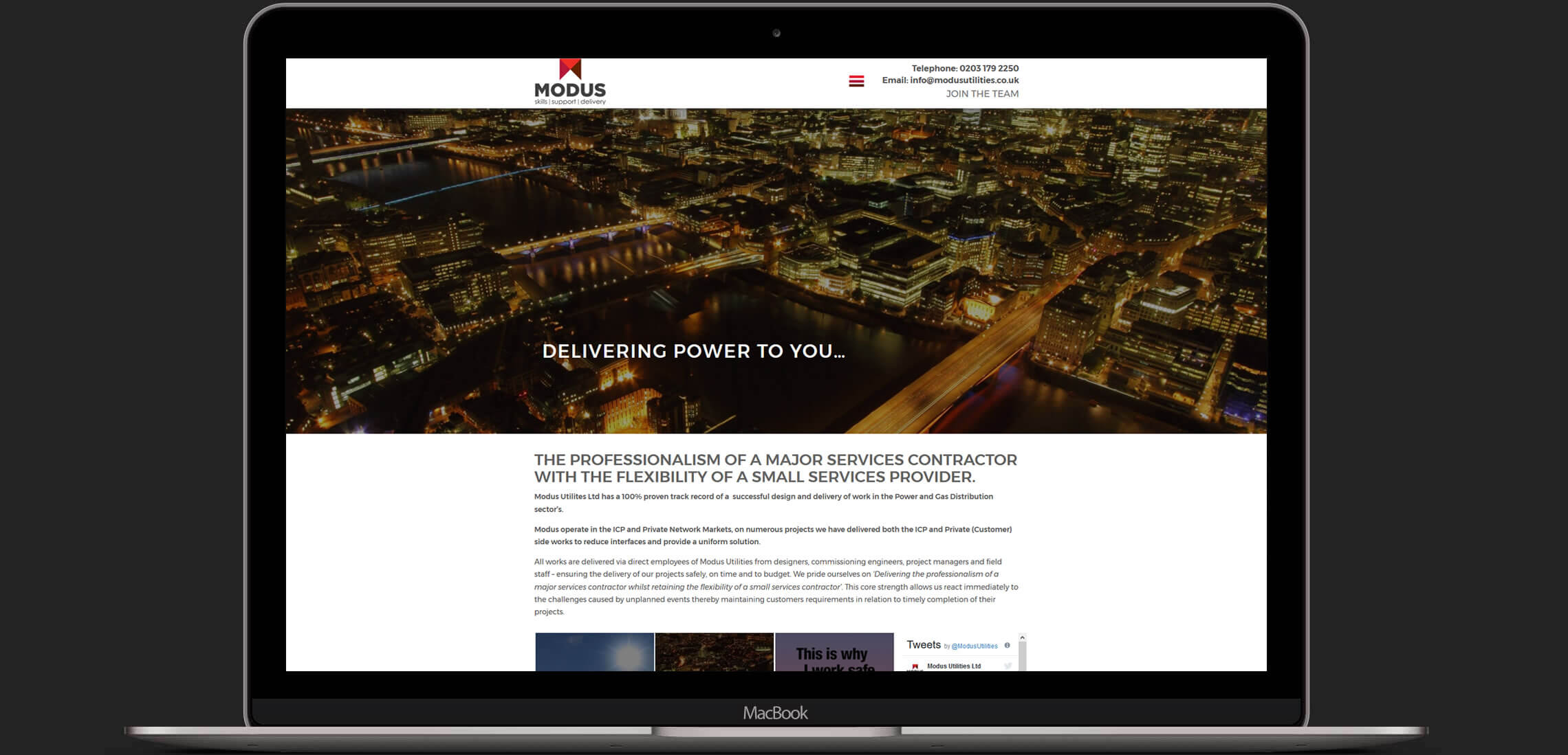 Modus Utilities Macbook Mockup