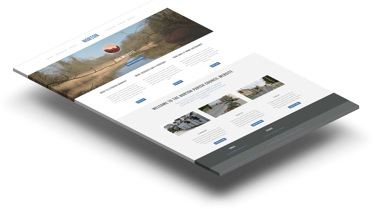 Norton Parish Council Isometric Card