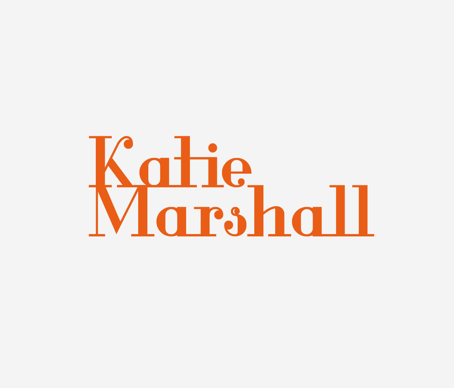 Katie Marshall EP Logo Design
